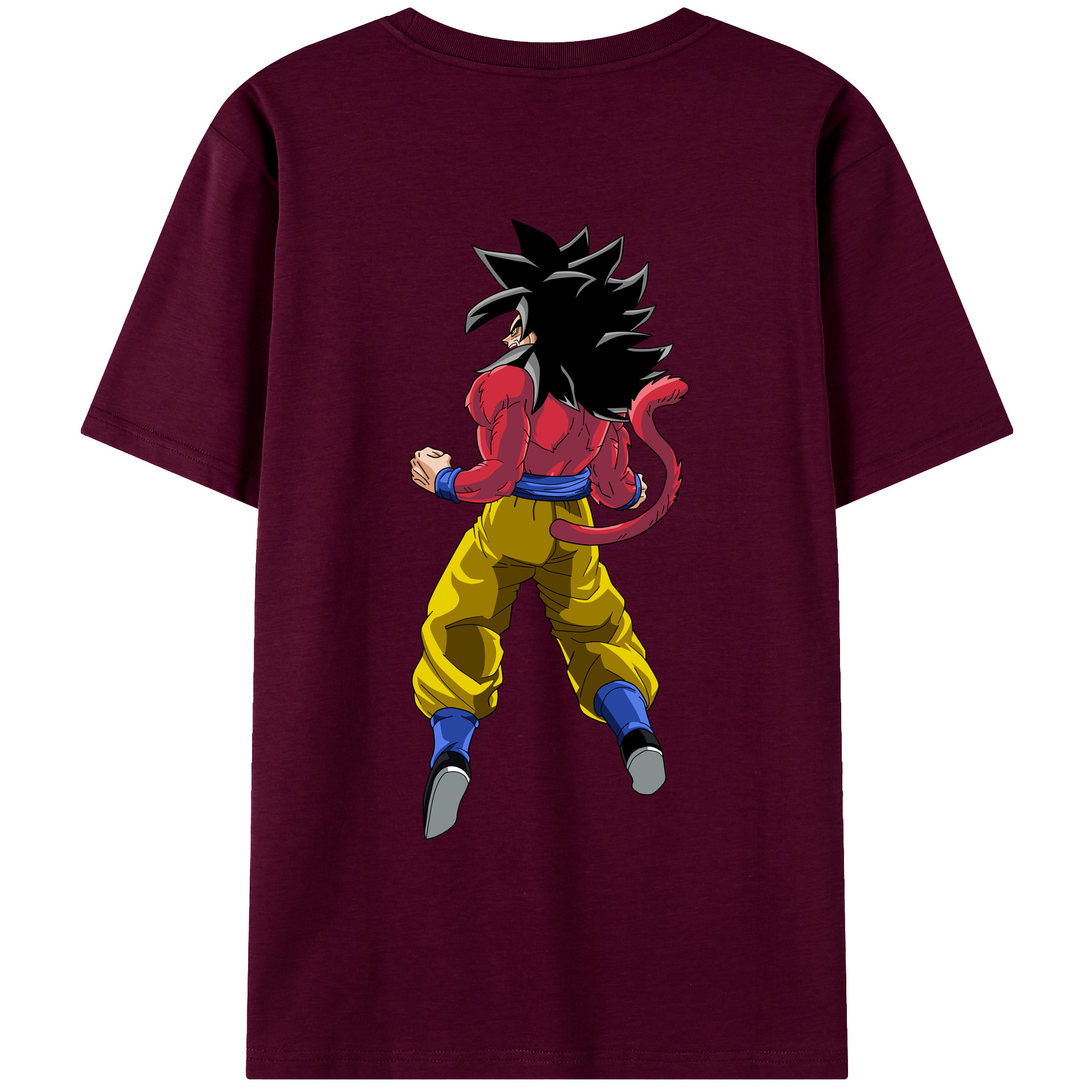 （画像用） ドラゴンボール 孫悟空（そん ごくう）Son Goku カカロット DRAGON BALL Kakarotto レディース半袖Tシャツ(バックプリント)